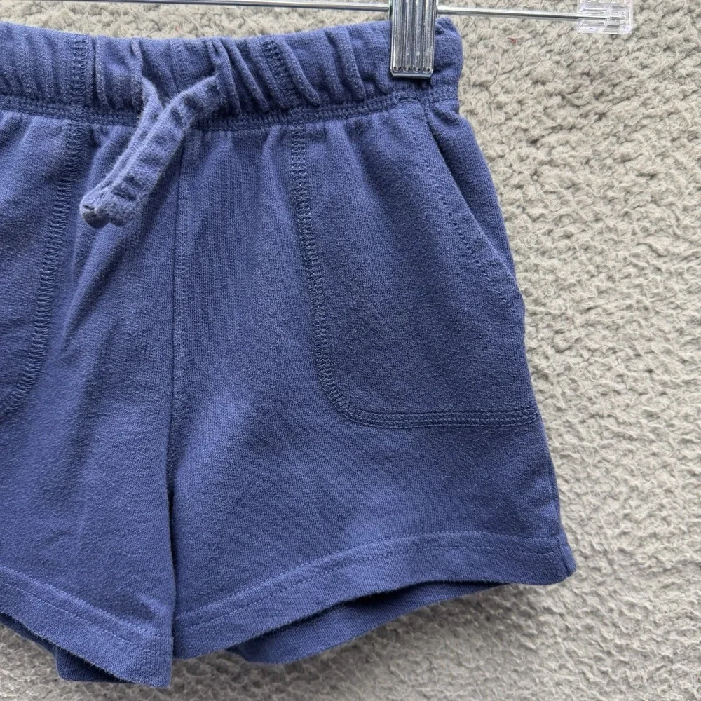Carters Shorts Toddler Boys Size 4T Blue Cotten Blend Shorts Size 4T